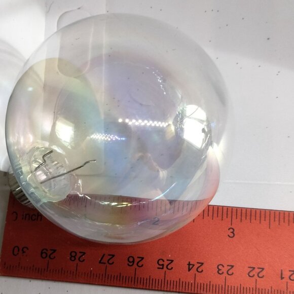 Clear Fillable Ornaments Christmas Holiday Crafts Plastic DIY Lot 6 - Picture 10 of 11